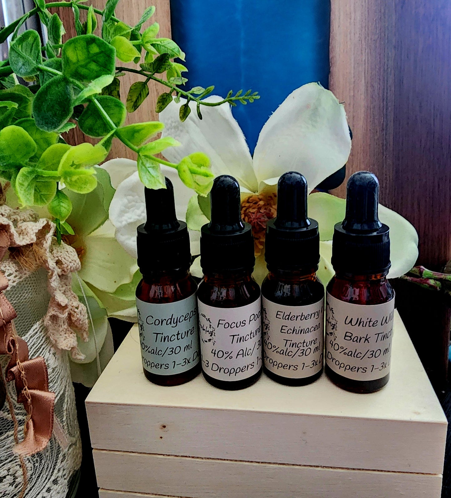 Herbal Tinctures – 1 oz Dropper Bottle