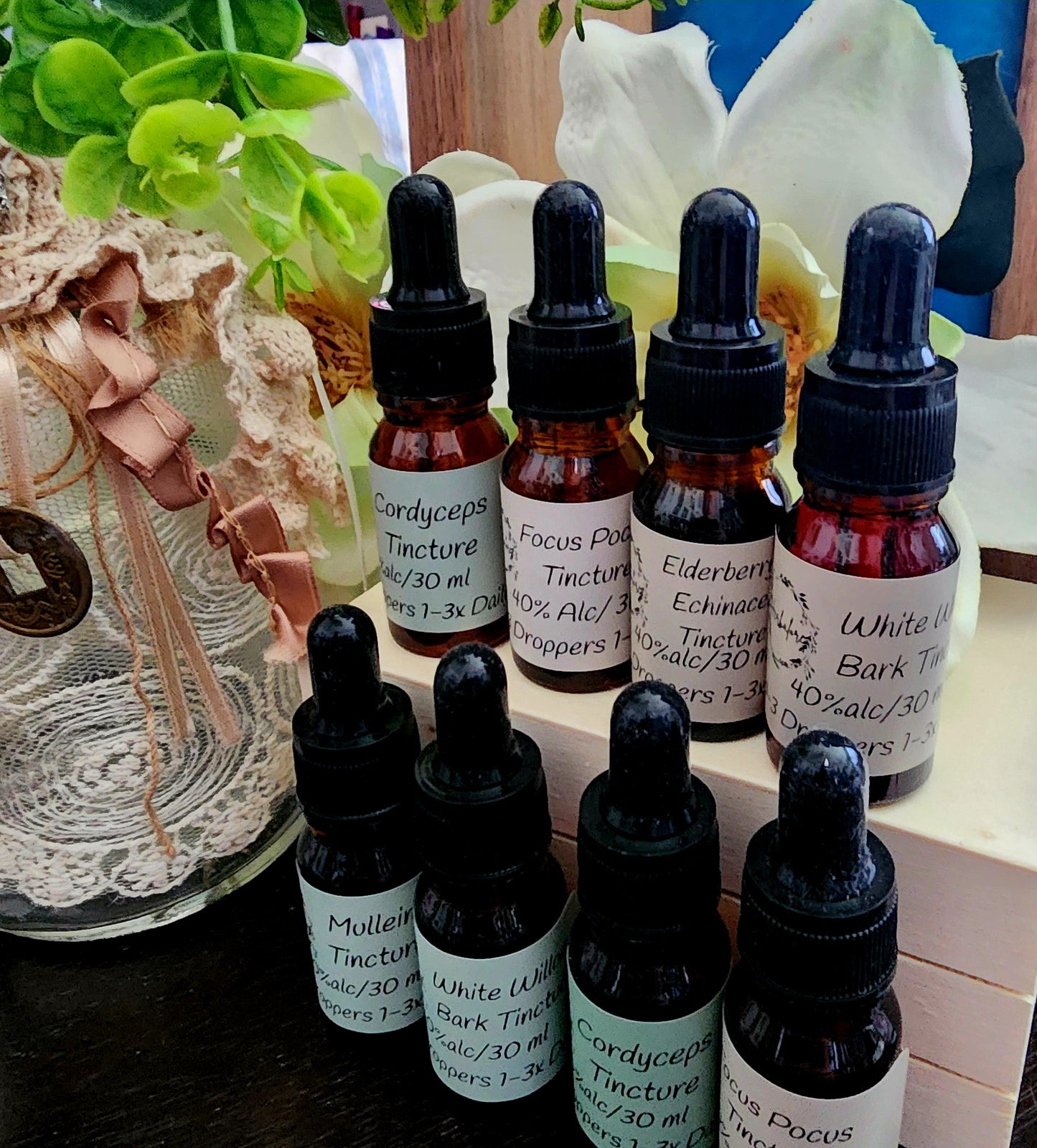 Herbal Tinctures – 1 oz Dropper Bottle
